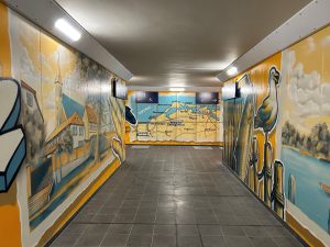 Beleuchtung für Personenunterführung